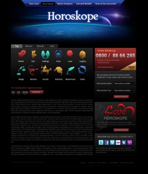 Horoscopes website