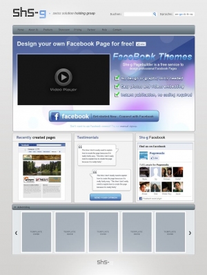 Facepage Builder shsg website