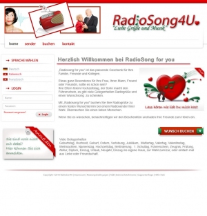 Radio Song 4 You website